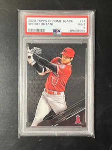 2020 Topps Chrome Black Shohei Ohtani #14 PSA 9 - Picture 1 of 2