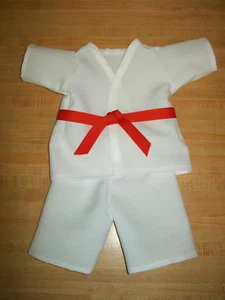 MARTIAL ARTS KARATE OUTFIT SHIRT PANTS+color BELT for 16" CPK Cabbage Patch kids - Picture 1 of 6
