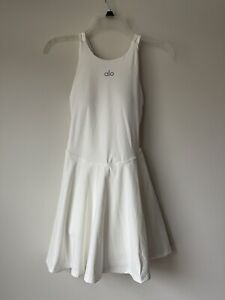 ALO Yoga Tennis Dress Size S White NEW