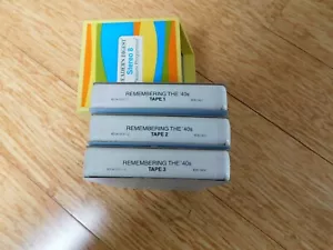 Remembering the 40's - Readers Digest 3 tape 8-Track Box Set 1977 Vintage - Picture 1 of 1