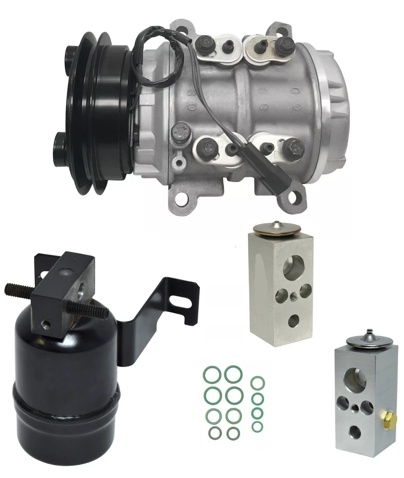 Kit de compresor de aire acondicionado RYC Reman EG100 para Dodge Caravan 2,5 L 1989 con aire acondicionado trasero Foto 1 de 4