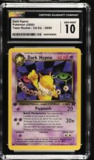 Pokemon Card CGC 10 Gem Mint Dark Hypno 1st Edition 2000 Non Holo 26/82