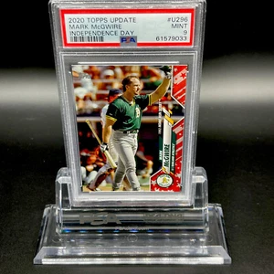 2020 Topps Update Mark McGwire 31/76 Independence Day Rare SP #U296 PSA 9 - Bild 1 von 3