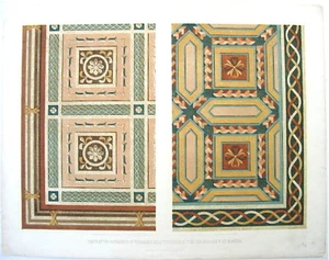 1850 Lewis Gruner Specimens Ornamental Art Mantua folio chromolithograph  - Picture 1 of 5