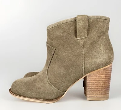 Espléndidos botines al tobillo occidentales de gamuza topo Lakota para mujer, 6,5 Foto 1 de 4