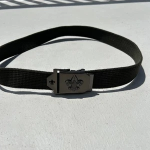 Boy Scouts of America BSA Green Web Belt 42” Metal Buckle Scout Gear 6402 Sz M/L - Picture 1 of 4