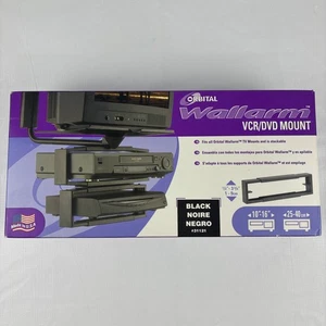 Orbital Wallarm VCR DVD Mount Adjustable 10-16" TV Bracket Clamp Kit w/ Box - Picture 1 of 24