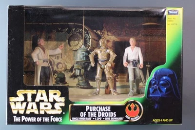 Star Wars Poder de la Fuerza | Compra de los Droides Paquete de 3 | Kenner 1997 | Nuevo en caja Foto 1 de 2