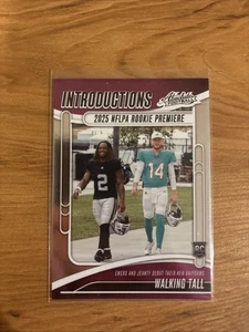 Jeanty/Ewers Walking Tall 2025 Panini Absolute #I-QES Introductions RC - Picture 1 of 2