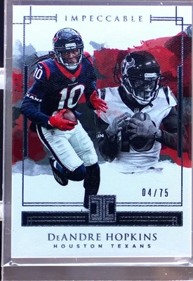 2018 Impeccable DeAndre Hopkins /75 #45 Texans - Image 1 of 2