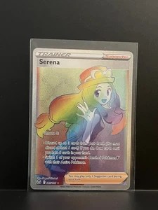 Pokemon Silver Tempest Serena 207/195 Secret Rare Rainbow Trainer Mint - Picture 1 of 2