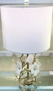 Rachel Zoe Los Angeles Small Flower Petals Accent Lamp New With Tags - Picture 1 of 5