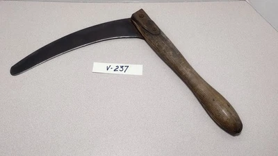 Cuchillo de colección maíz/tabaco guadaña a mano hoz rústico granja rancho decoración rural (v237 Foto 1 de 4