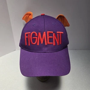 Figment Spellout Purple Dragon Hat Cap Adjustable Disney Epcot Wings Rainbow - Picture 1 of 6