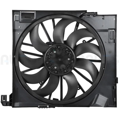 For 2010-2015 Jaguar XF 2010-2019 Jaguar Xj Left side Cooling Fan Assembly - Image 1 of 4