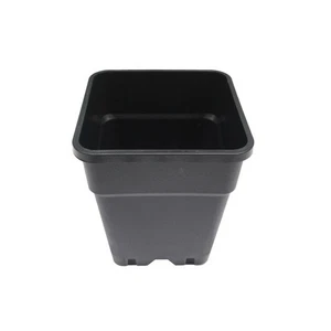 Topf viereckig 24 x 24 x 28,3cm (11L) - Blumentopf Pflanzkübel Pflanzcontainer - Bild 1 von 2