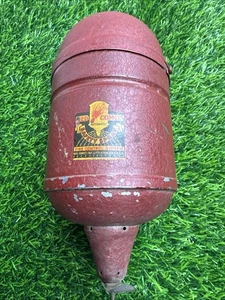Vintage Red Comet Ceiling Mount Metal Fire Extinguisher Housing (EMPTY) - Picture 1 of 11