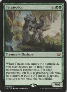 Terastodon R Commander 2015 204 LP-MP MTG - Picture 1 of 1