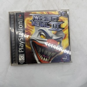 Twisted Metal III 3, Playstation 1 PS1, 1998, komplett, Black Label - Bild 1 von 11
