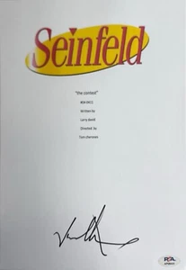 Jason Alexander Signed 8x10 Seinfeld Script Cover PSA AP28406 - Picture 1 of 2