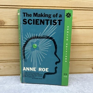 The Making of a Scientist 1953 by Anne Roe 2nd Edition Paperback Apollo Edition - Picture 1 of 15