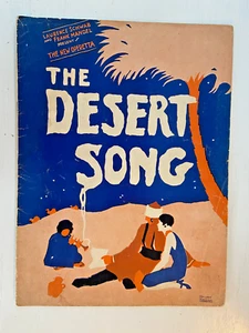 Vintage Music Program-The Desert Song-Operetta-Donner-Pictures-Story-Lyrics- - Picture 1 of 5