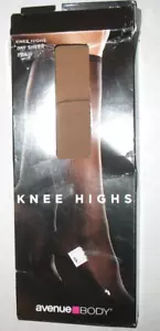 AVENUE BODY - NEU - EIN PAAR - ONE SIZE - BEIGE KNIEHOHE STRÜMPFE - Bild 1 von 2