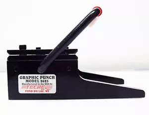 2.25" Tecre Graphic Punch for 2.25 Inch Size Buttons Model #2625- FREE SHIPPING - Picture 1 of 2