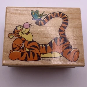 Tigger by the Tail~Pooh~Disney~Rubber Stamp~Wood~2X1.5"~All Night Media #997-E02 - Picture 1 of 7