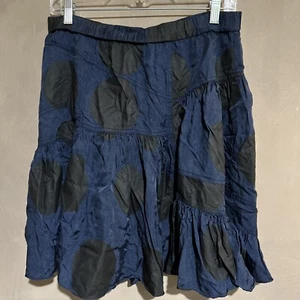 Marc Jacobs Rock Damen S M Mini Schwarz CUPRO Stufen Lagenlook Fee Rüschen Boho - Bild 1 von 8