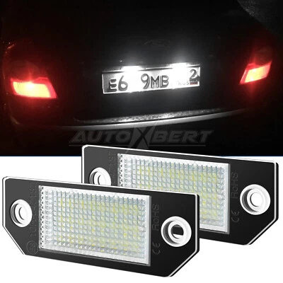 2x Iluminación de matrícula LED matrícula para Ford Focus 2 MK2 C-Max 1 MK1  - Imagen 1 de 4