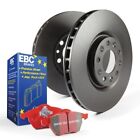 EBC Redstuff Ceramic Brake Pads & RK Rotors for 08-17 CC 2.0T 12.3" [F]