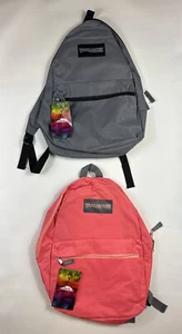 Trailmaker Classic Set-2 Backpacks School Hiking Camping Gray & Pink NEW. - Picture 1 of 8