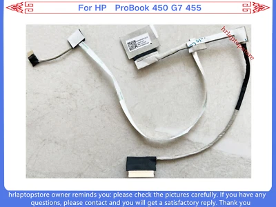 全新 适用于惠普 ProBook 450 G7 455 G7 HSN-Q25C 液晶显示 LVDS 电缆 DD0X8NLC010 L91063-001 — 第 1/2 张图片
