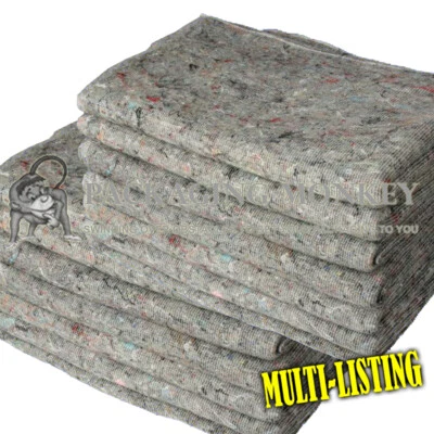 200cm x 150cm QUALITY FABRIC FURNITURE REMOVAL BLANKETS TRANSIT PACKING MOVING - Image 1 of 4