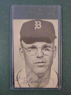 Fred Gladding-Signed Photo - Tigers- JSA (50) - Image 1 of 2