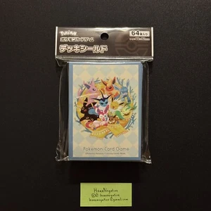 Pokémon Center Japan Eeveelution Eevees Card Sleeves 64 COUNT ~ US SELLER - Picture 1 of 2