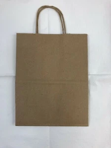 250-8.25"x4.25"x10.5"-Recycled Natural Kraft Paper Shopping Bag-S21116-RN-080510 - Picture 1 of 4