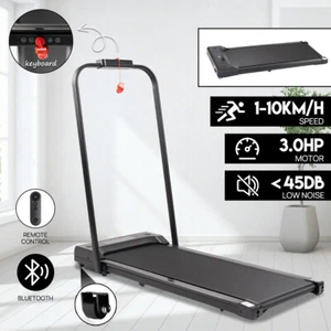 NEW BLACK Treadmill Electric Walking Pad Home Office Gym Fitness Remote Control - Picture 1 of 15