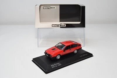 B21 1:43 WHITEBOX WHITE BOX WB154 ALFA ROMEO GTV6 GTV 6 1985 RED MIB - Immagine 1 di 4