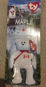 Ty Maple the Bear McDonalds Teenie Beanie Babys McDonalds - Bild 1 von 5