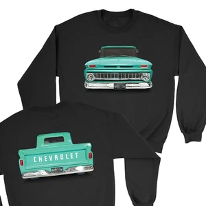 Felpa Chevy C10 Classic Muscle Car 1963 Gildan 18000 - regalo retrò amante dell'auto - Foto 1 di 4
