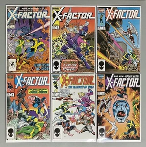 🔥X-Men Comic Keys🔥X-Factor #1 2 3 4 5 6 (1986)🔥NM-(9.0-9.2)🔥 1er Apocalipsis - Imagen 1 de 5