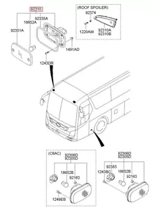Genuine/OEM 923058D100 LAMP ASSY-FRONT MARKER for Hyundai Universe Space 09 - Bild 1 von 1