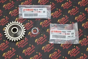 NEW Idler Gear + OEM circlip c-clip clip + washer Yamaha Banshee kicker - Picture 1 of 9