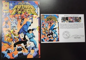 Rai and the Future Force (1993) #9 Gold Logo SIGNED Kevin VanHook Notarized WOS - Picture 1 of 8