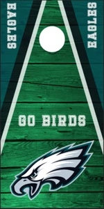 Philadelphia Eagles (2PCS) Cornhole Board Wraps Decals Vinyl Sticker - Picture 1 of 1