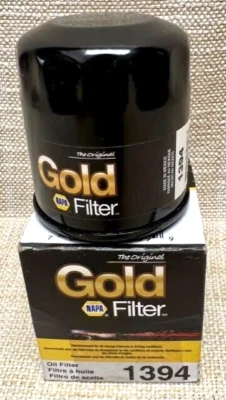 FILTRO DE ACEITE NAPA 1394 GOLD para Ferris, Toro, John Deere, Kawasaki Foto 1 de 4