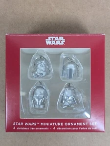 Star Wars⭐⚔Juego de adornos navideños miniatura Hallmark Keepsake 2020 - Imagen 1 de 4