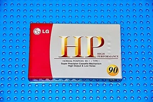 LG (GOLDSTAR) HP 90 TYPE I BLANK CASSETTE TAPE (1) (SEALED) - Picture 1 of 3